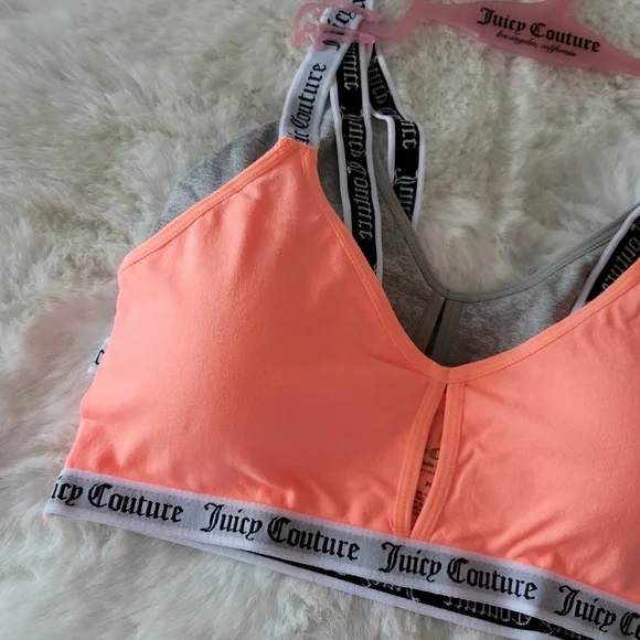 🧡JUICY COUTURE BRAND NEW 2-PACK BRALETTE SIZE S - Picture 9 of 14